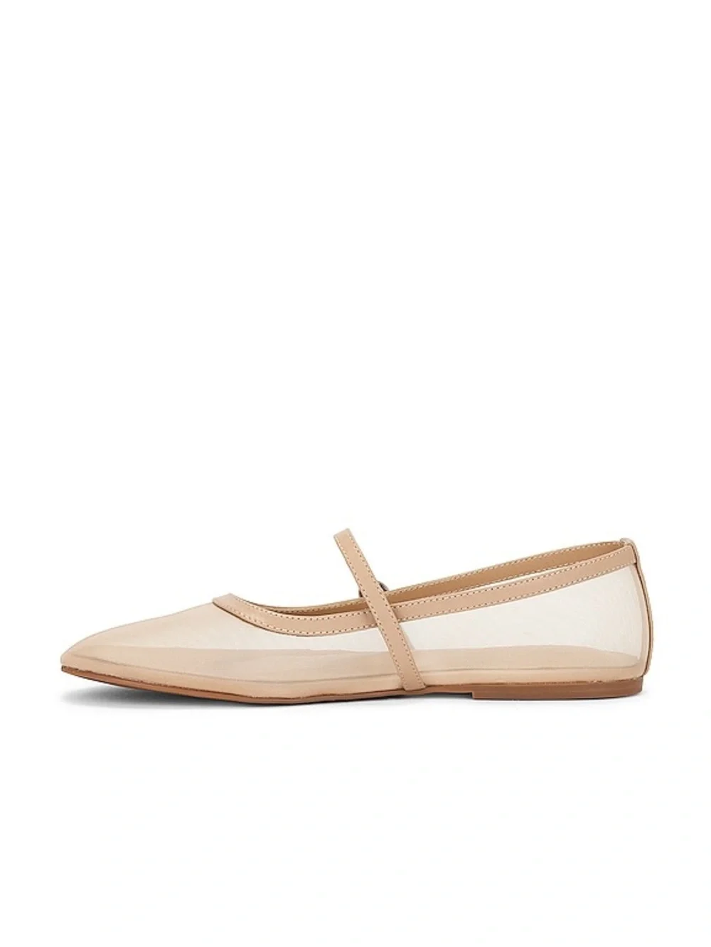 Melany Flat in Skin by Tony Bianco   Mary Jane Flat Ballet Shoe